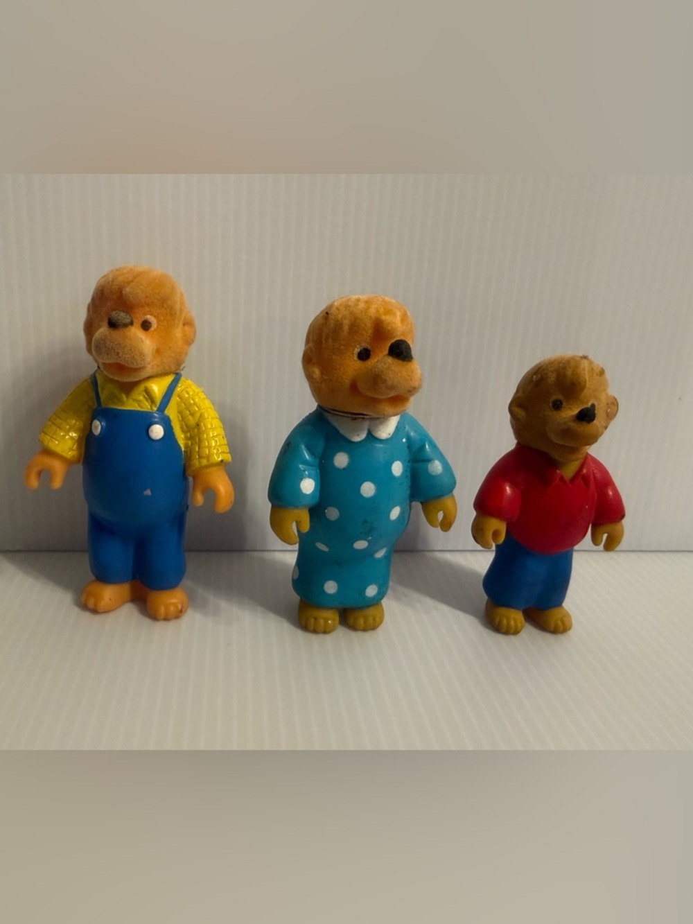 Vntg Berenstain Bears 1986 McDonalds toy set of 3.